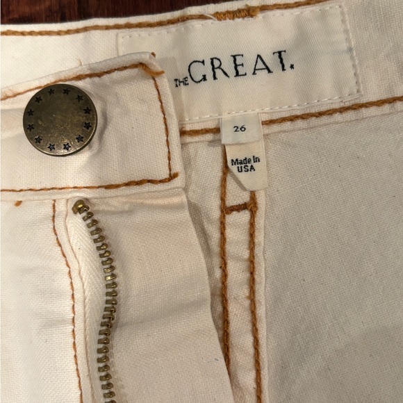 THE GREAT Carpenter Pant- Natural - Picture 7 of 8